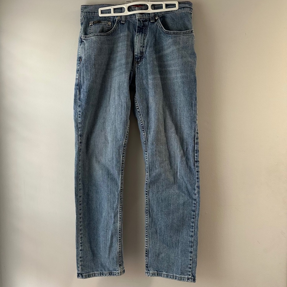 Lee Regular Fit Straight Leg Jeans‎ Mens 32x30 Blue Excellent Premium Select